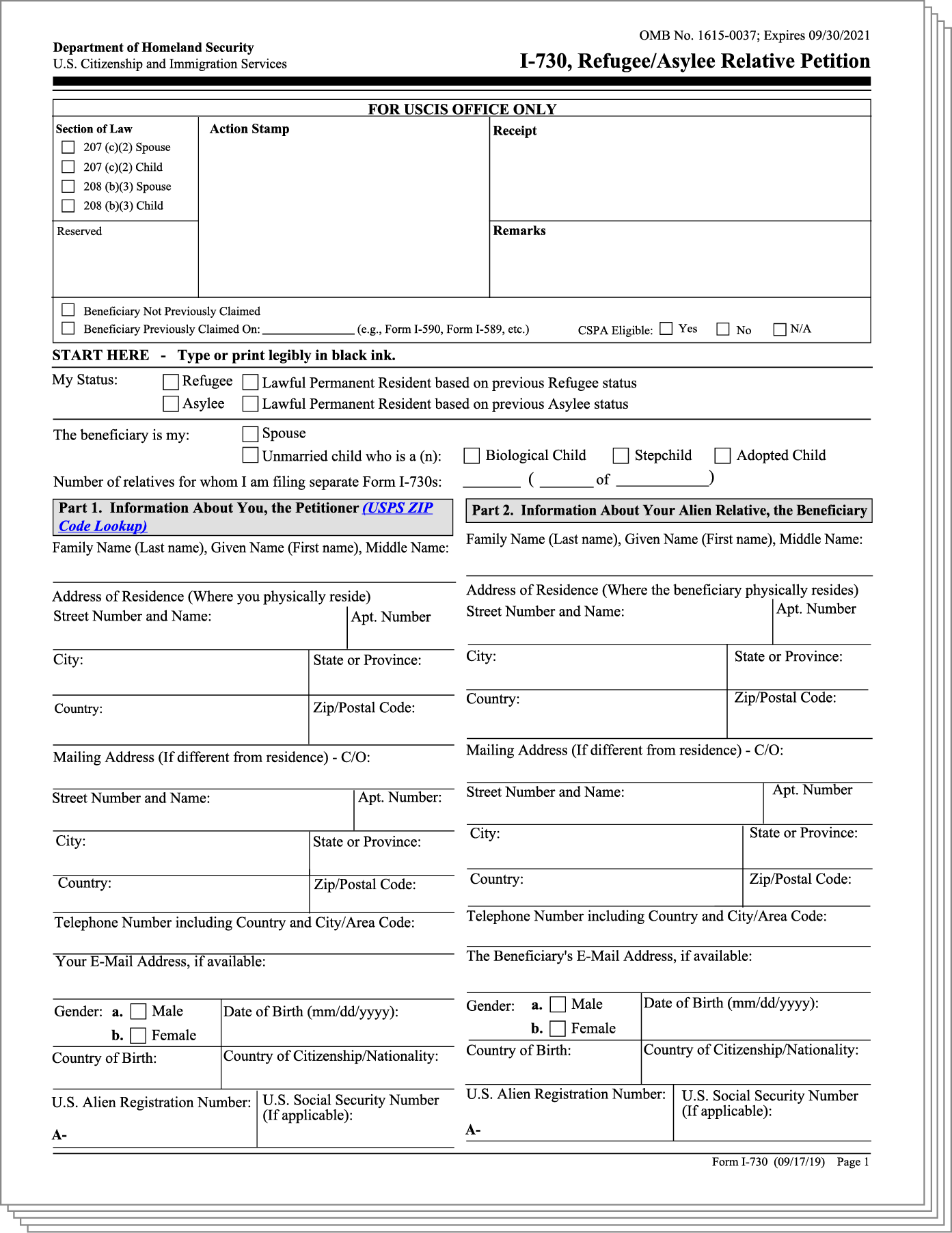 icono del formulario
  i 730 de estados unidos